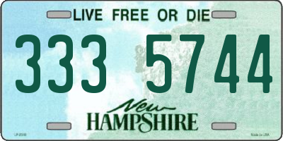 NH license plate 3335744