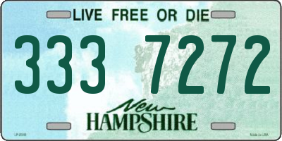 NH license plate 3337272