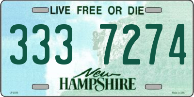 NH license plate 3337274
