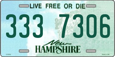 NH license plate 3337306