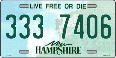 NH license plate 3337406