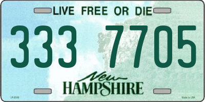 NH license plate 3337705