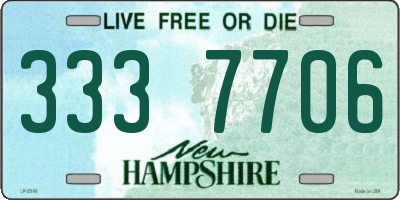 NH license plate 3337706