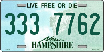 NH license plate 3337762