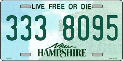 NH license plate 3338095