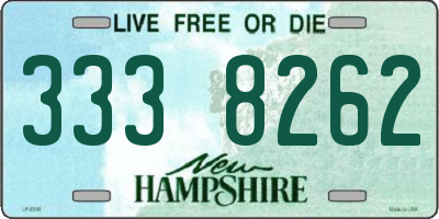 NH license plate 3338262