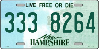 NH license plate 3338264