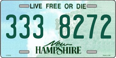 NH license plate 3338272