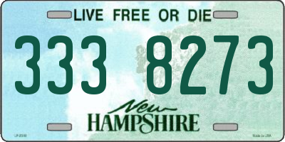 NH license plate 3338273
