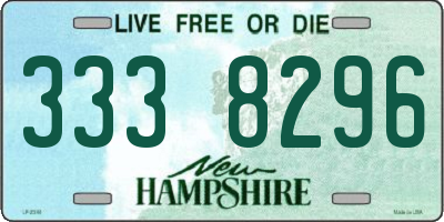 NH license plate 3338296