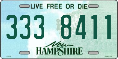 NH license plate 3338411