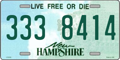 NH license plate 3338414