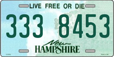 NH license plate 3338453