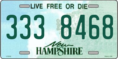 NH license plate 3338468