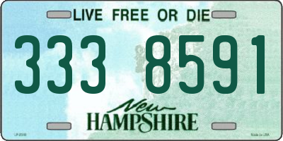 NH license plate 3338591
