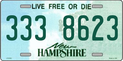 NH license plate 3338623