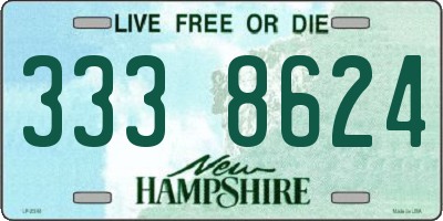 NH license plate 3338624