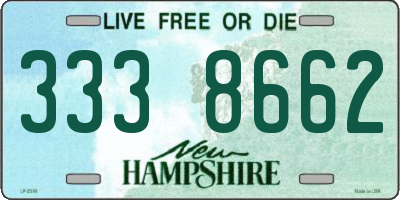NH license plate 3338662