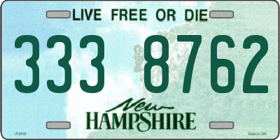 NH license plate 3338762