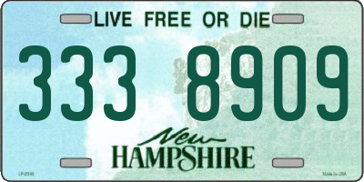 NH license plate 3338909