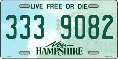 NH license plate 3339082