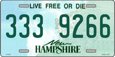 NH license plate 3339266