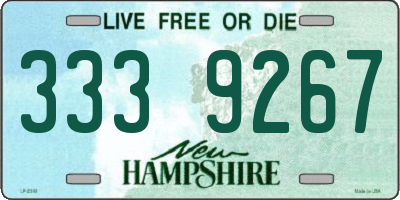 NH license plate 3339267