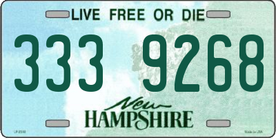 NH license plate 3339268