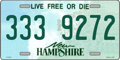 NH license plate 3339272
