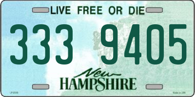 NH license plate 3339405