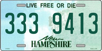 NH license plate 3339413