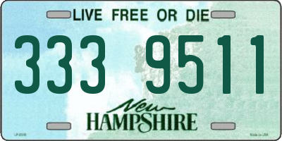 NH license plate 3339511