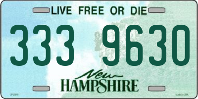 NH license plate 3339630