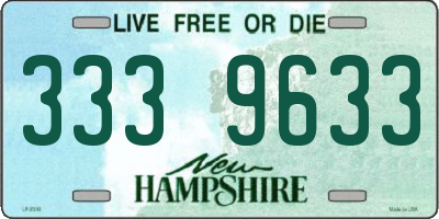 NH license plate 3339633