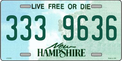 NH license plate 3339636