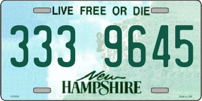 NH license plate 3339645