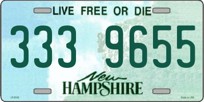 NH license plate 3339655