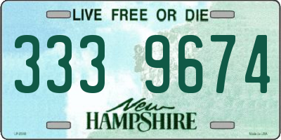 NH license plate 3339674