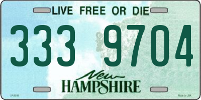 NH license plate 3339704
