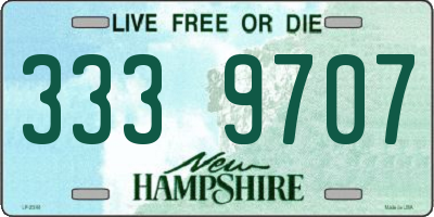 NH license plate 3339707