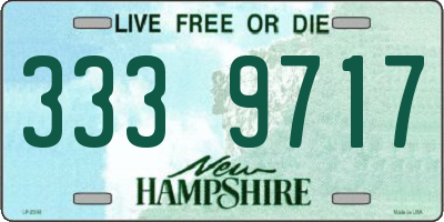 NH license plate 3339717