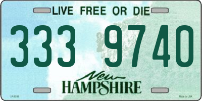 NH license plate 3339740