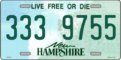 NH license plate 3339755