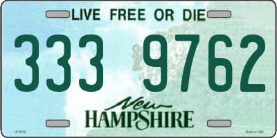 NH license plate 3339762
