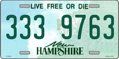 NH license plate 3339763