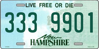 NH license plate 3339901