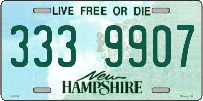 NH license plate 3339907