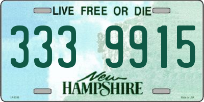 NH license plate 3339915