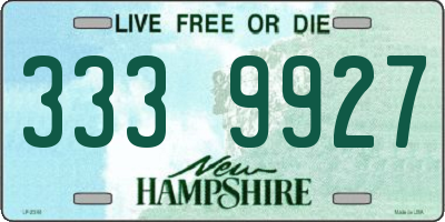 NH license plate 3339927