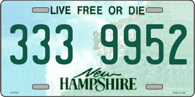 NH license plate 3339952